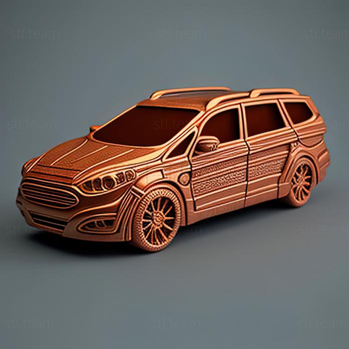 3D модель Ford Galaxy (STL)